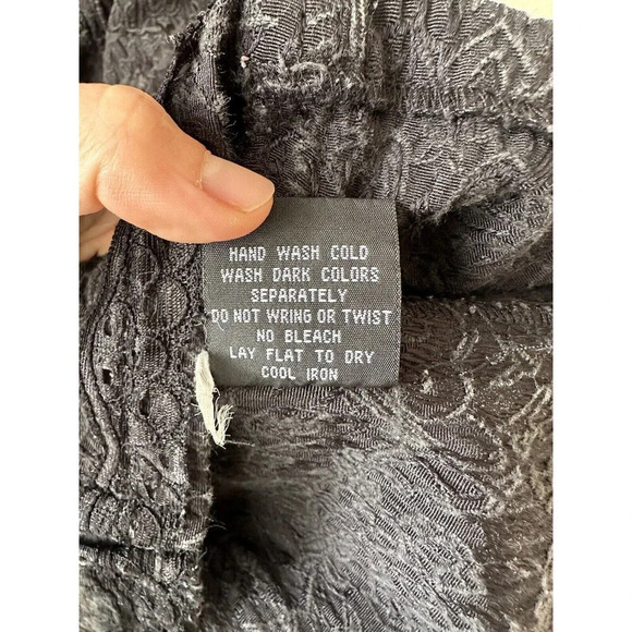 Tripp Nyc Vtg‎ Corset Top Womens 4X Black Floral Lace Goth Rockabilly Punk Y2K - Picture 5 of 8